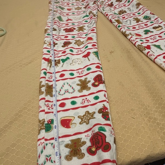 Disney Festive Red and Green Pajama Onesie with Hood - Picture 9 of 9